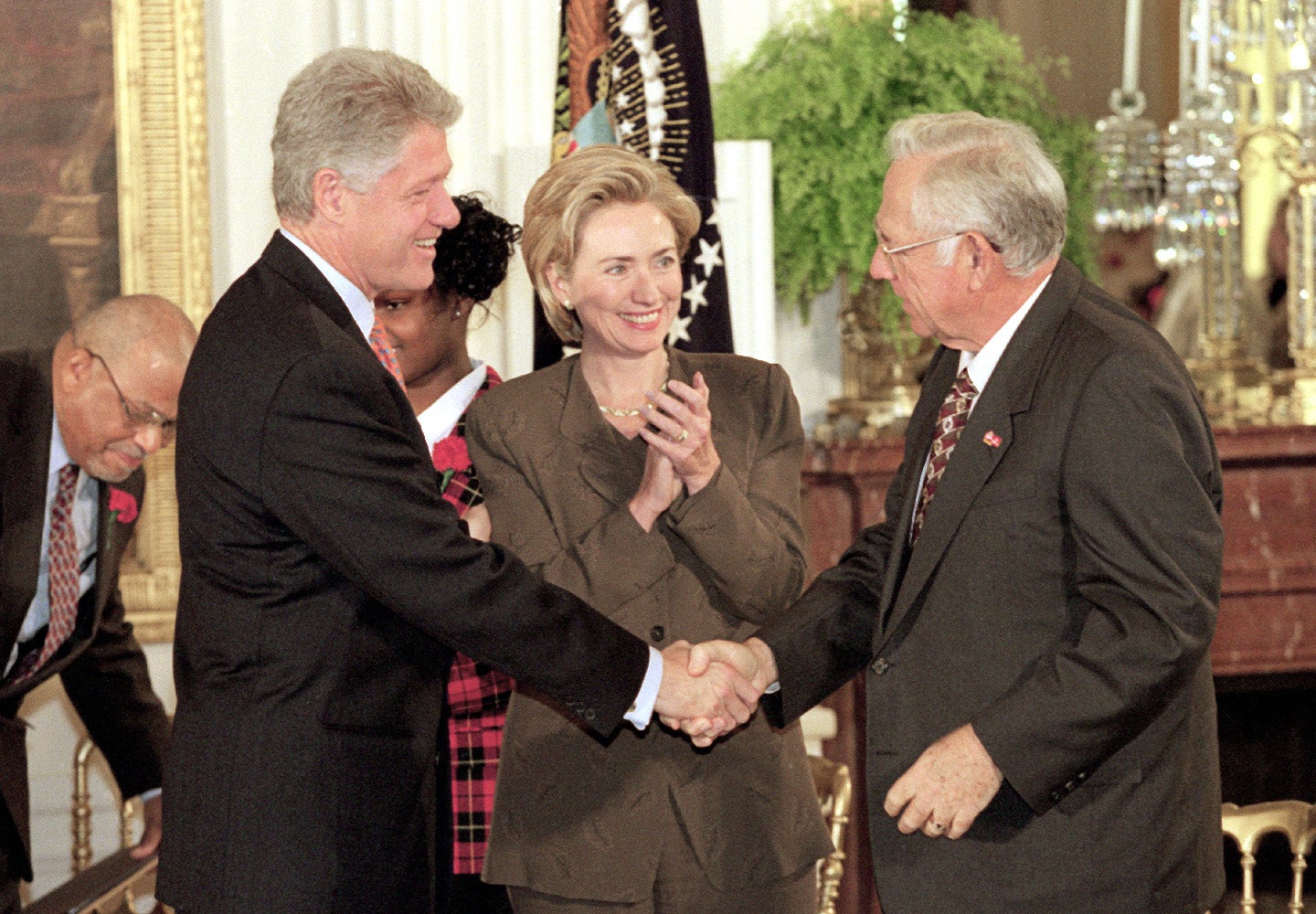 Dave meets President Clinton