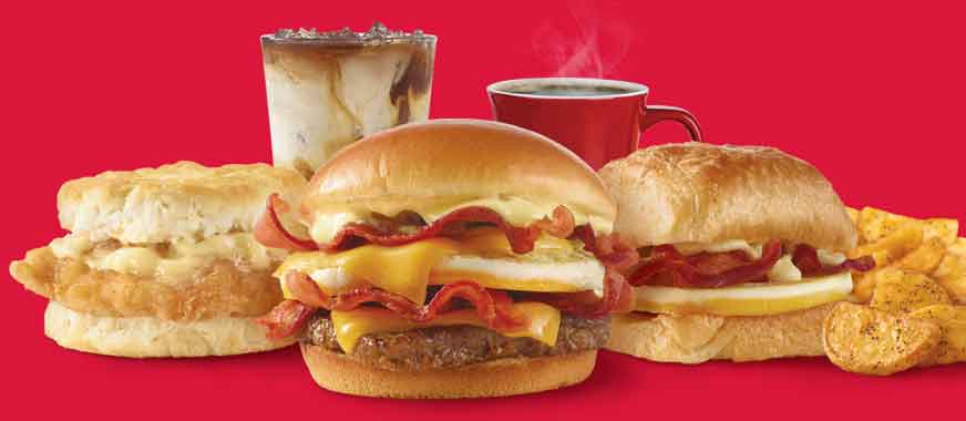 Wendy's breakfast products
