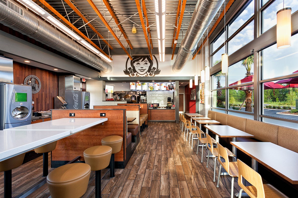 Interior inteligente Wendy's