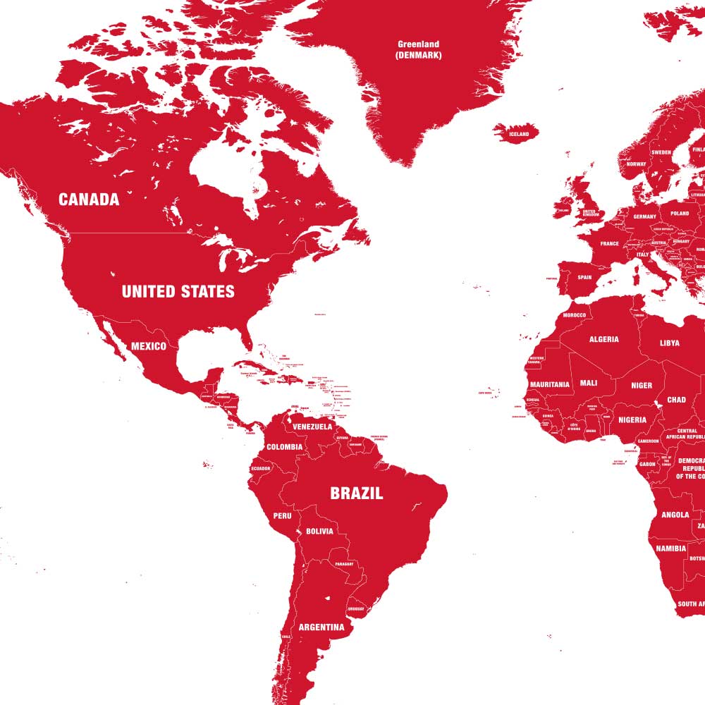 world map