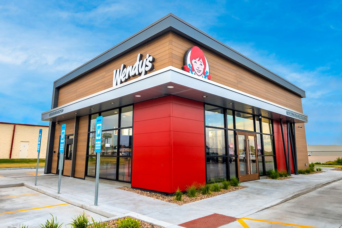 Exterior of Wendy's Global Next Gen restaurant