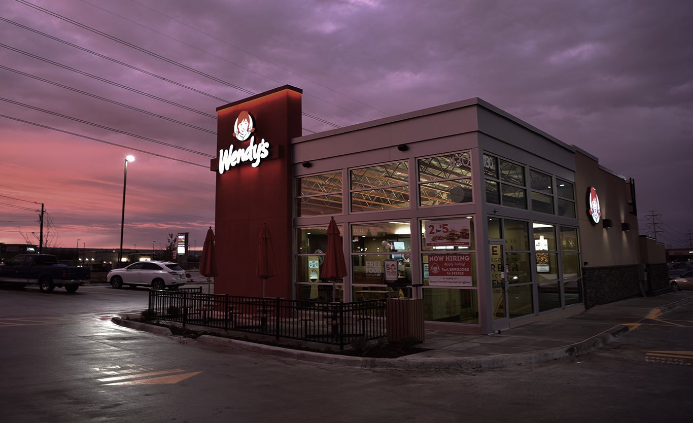 Exterior of Int'l Wendy's Location