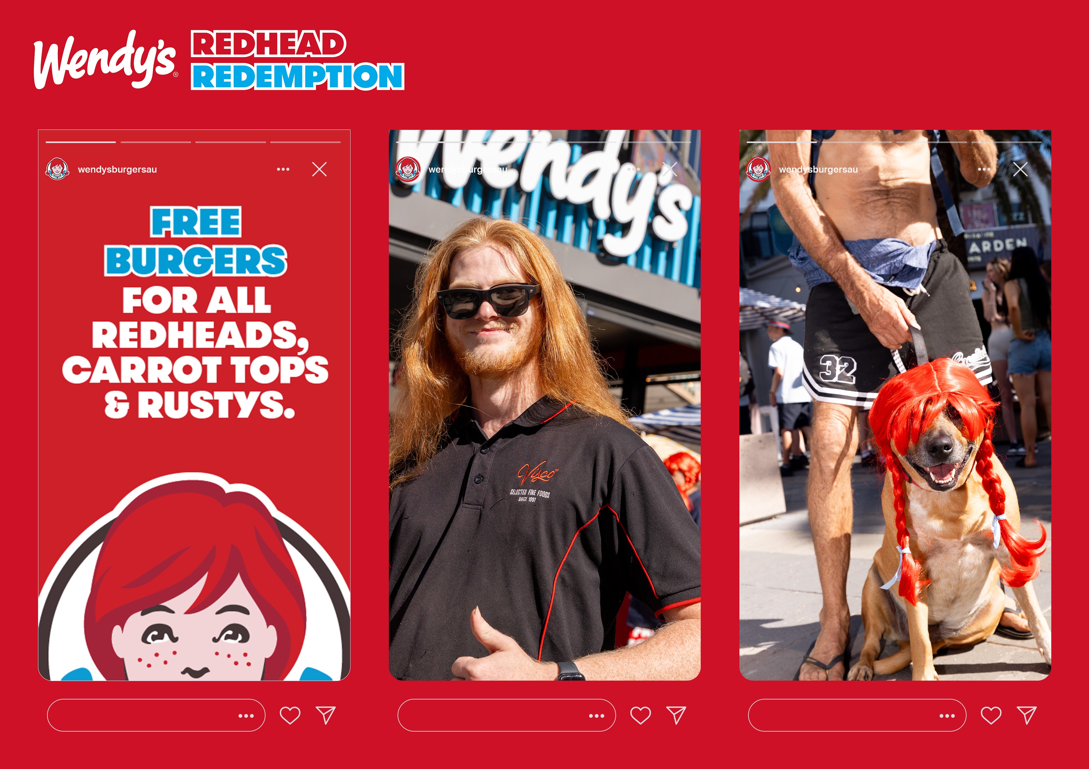 Wendy's supports redheads