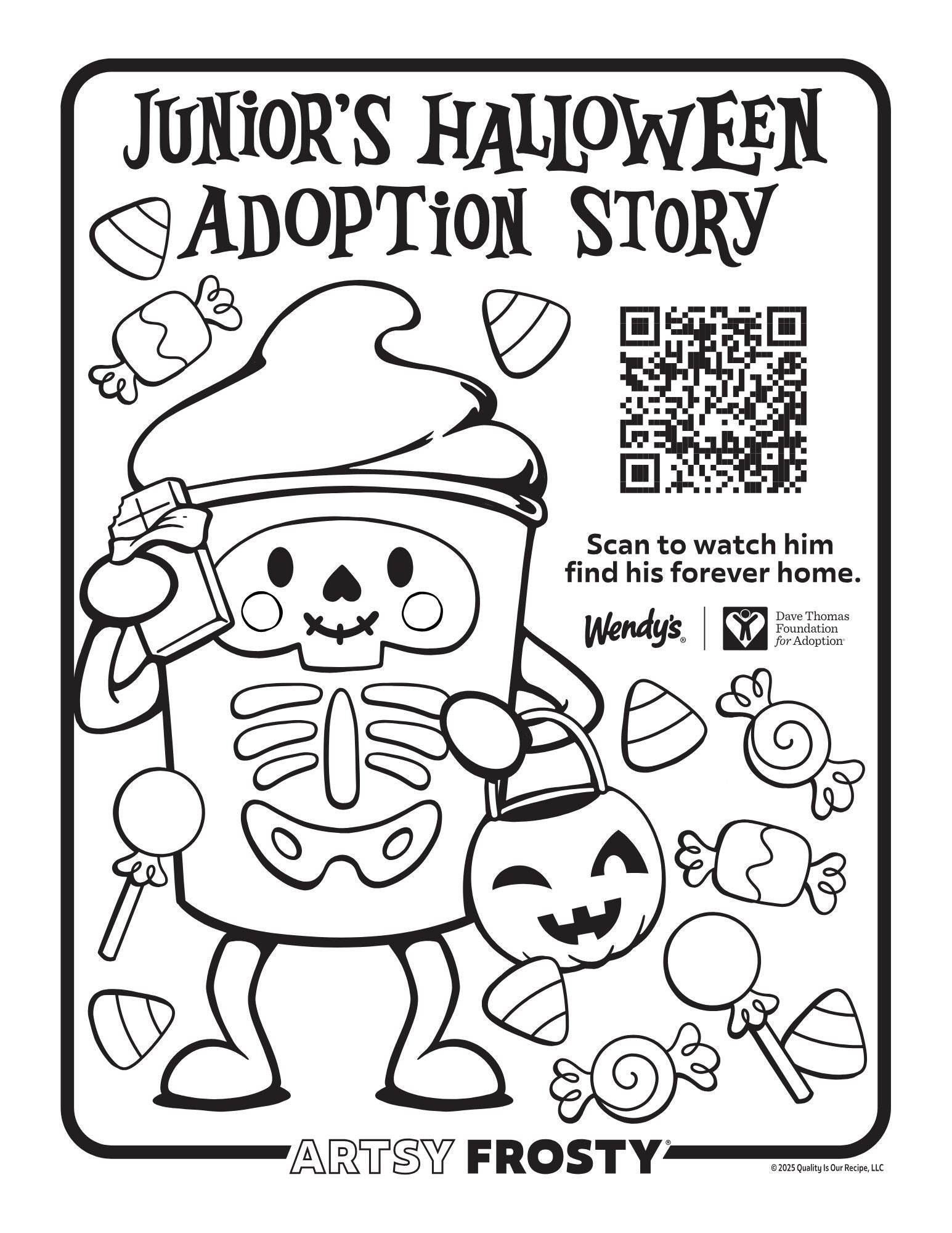 Jr. Frosty Coloring Page