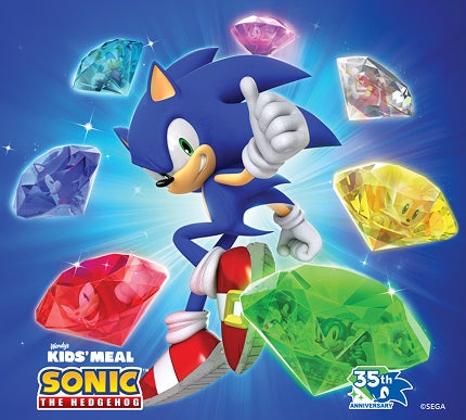 Wendy's Kids' Meal Sonic The Hedgehog