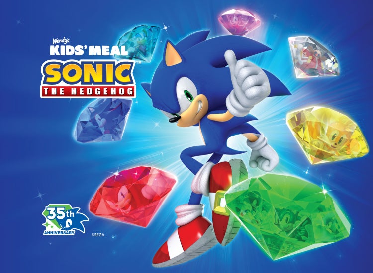 Wendy's Kids' Meal Sonic The Hedgehog