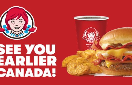 Breakfast comes to Wendy's Canada
