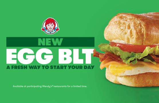 New Egg BLT Breakfast Sandwich available at Wendy's Canada