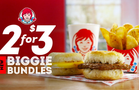 Wendy's New 2 for $3 Biggie Bundles