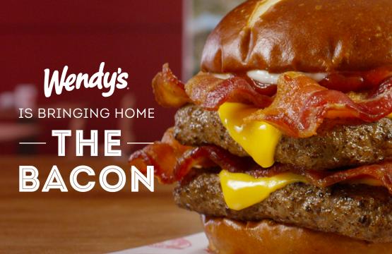 Wendy's is brining home the bacon and new Pretzel Baconator