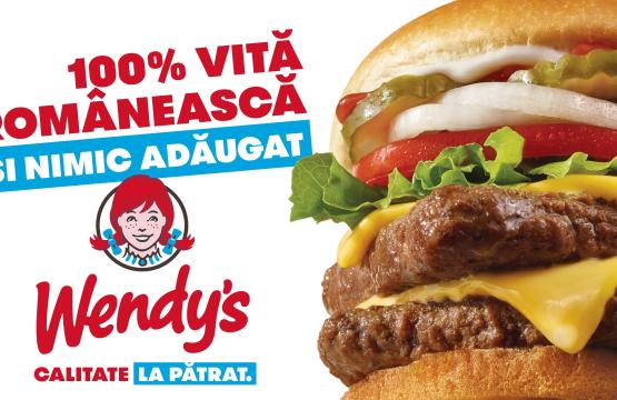 Daves Double burger in Romania