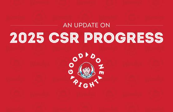2025 Wendy's CSR Progress