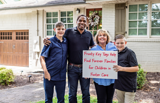Frosty Key Tags Help Find Forever Families