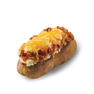 Chili Cheese Baked Potato