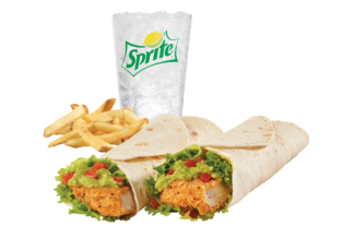 Avocado Chicken Wrap Combo