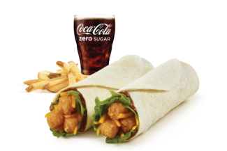 BBQ Wrap Combo, Halloumi Fries