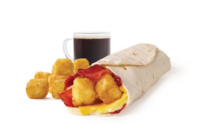 Bacon Breakfast Wrap Combo, Ketchup