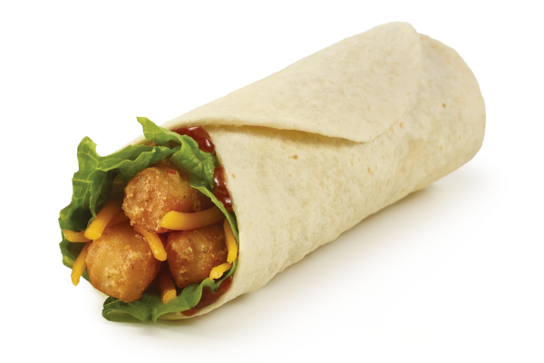 BBQ Wrap, Halloumi Fries