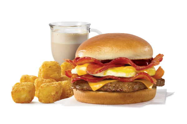 Breakfast Baconator Combo, HP Brown Sauce