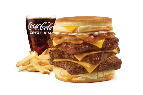 Grilled Cheese Cheeseburger Tripple Combo