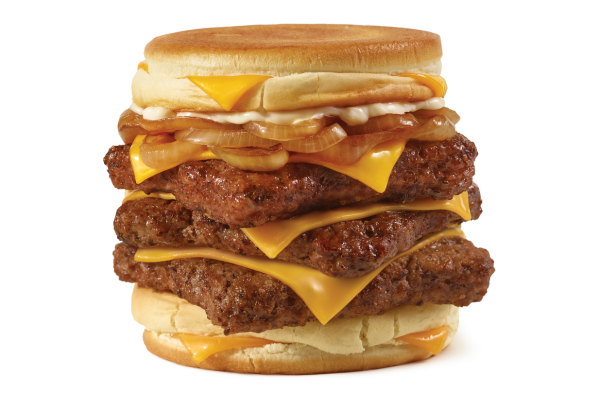 Grilled Cheese Cheeseburger Tripple