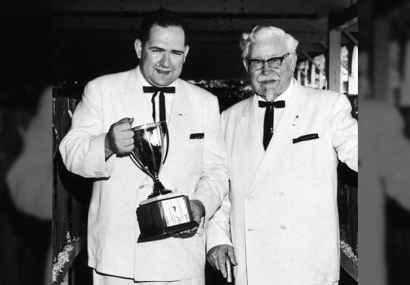 Dave and KFC's Colonel Sanders