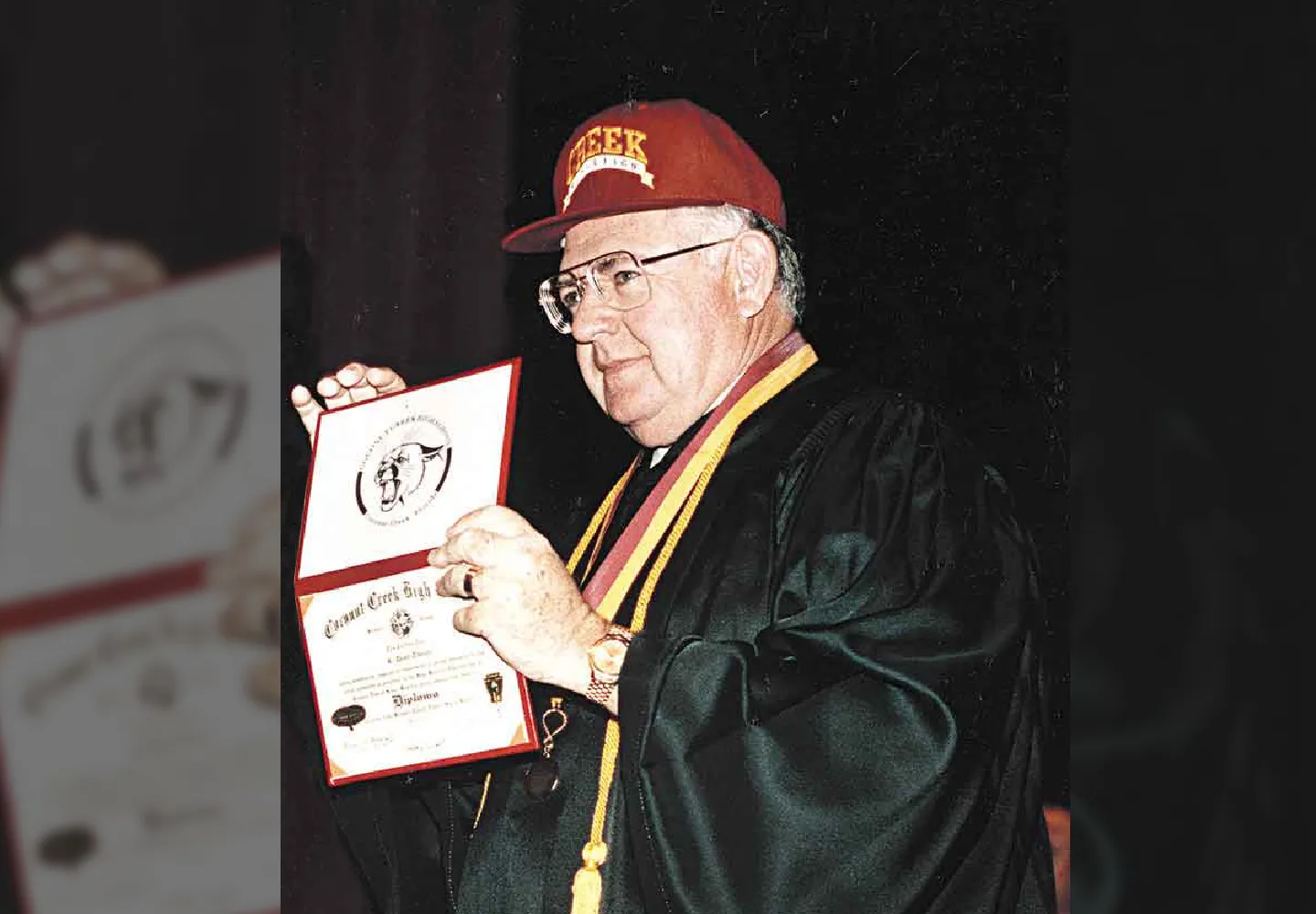 Dave Thomas gets his GED